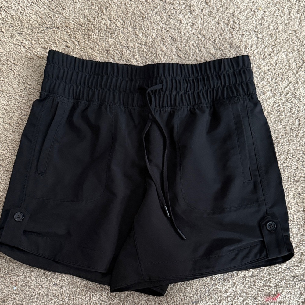 90 Degree By Reflex Black Athletic Shorts
